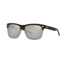 Costa Aransas Men's Sunglasses Matte Tide Pool/Gray Silver Mirror