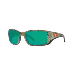 Costa Blackfin Men's Sunglasses Realtree Xtra Camo Orange Logo/Green Mirror