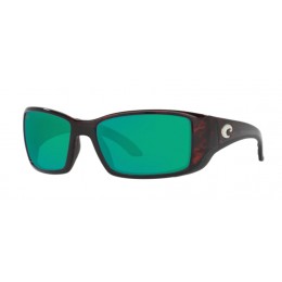 Costa Blackfin Men's Sunglasses Tortoise/Green Mirror