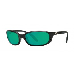 Costa Brine Men's Sunglasses Matte Black/Green Mirror