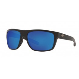 Costa Broadbill Men's Sunglasses Matte Black/Blue Mirror