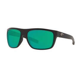 Costa Broadbill Men's Sunglasses Matte Black/Green Mirror