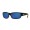 Costa Caballito Men's Sunglasses Shiny Black/Blue Mirror
