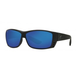 Costa Cat Cay Men's Sunglasses Blackout/Blue Mirror