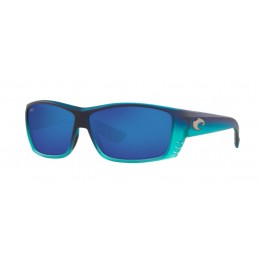 Costa Cat Cay Men's Sunglasses Matte Caribbean Fade/Blue Mirror