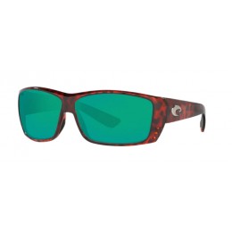 Costa Cat Cay Men's Sunglasses Tortoise/Green Mirror