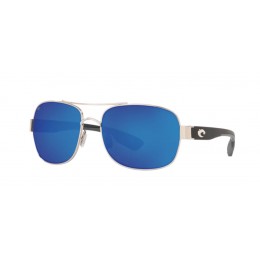 Costa Cocos Men's Sunglasses Palladium/Blue Mirror
