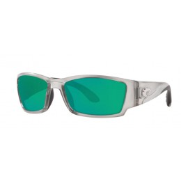 Costa Corbina Men's Sunglasses Silver/Green Mirror