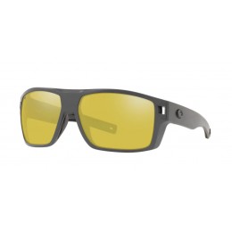 Costa Diego Men's Sunglasses Matte Gray/Sunrise Silver Mirror