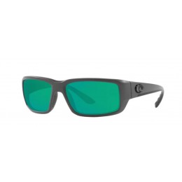 Costa Fantail Men's Sunglasses Matte Gray/Green Mirror