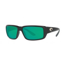 Costa Fantail Men's Sunglasses Matte Black/Green Mirror