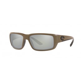 Costa Fantail Men's Sunglasses Matte Moss/Gray Silver Mirror