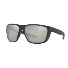 Costa Ferg Men's Sunglasses Matte Black/Gray Silver Mirror