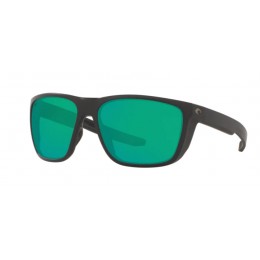 Costa Ferg Men's Sunglasses Matte Black/Green Mirror