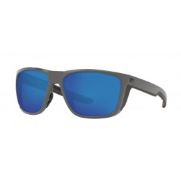 Costa Ferg Men's Sunglasses Matte Gray/Blue Mirror