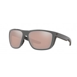 Costa Ferg Men's Sunglasses Matte Gray/Copper Silver Mirror