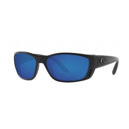 Costa Fisch Men's Sunglasses Blackout/Blue Mirror