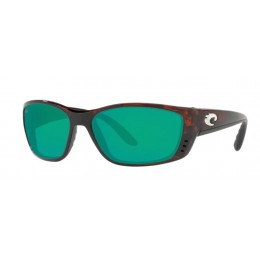 Costa Fisch Men's Sunglasses Tortoise/Green Mirror
