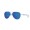 Costa Freedom Series Peli Men's Sunglasses Shiny Silver/Blue Mirror