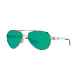 Costa Loreto Men's Sunglasses Palladium/Green Mirror