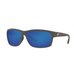 Costa Mag Bay Men's Sunglasses Matte Gray/Blue Mirror