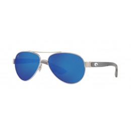 Costa Ocearch Loreto Men's Sunglasses Ocearch Brushed Silver/Blue Mirror