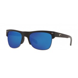 Costa Pawleys Men's Sunglasses Shiny Black/Blue Mirror