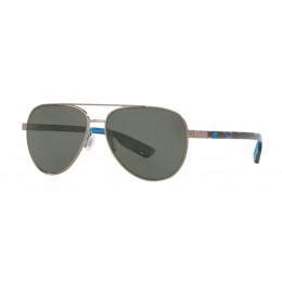 Costa Peli Men's Sunglasses Brushed Gunmetal/Gray