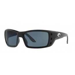 Costa Permit Men's Sunglasses Matte Black/Gray