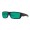 Costa Rafael Men's Sunglasses Matte Black Teak/Green Mirror