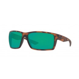 Costa Reefton Men's Sunglasses Retro Tortoise/Green Mirror