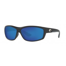 Costa Saltbreak Men's Sunglasses Matte Black/Blue Mirror