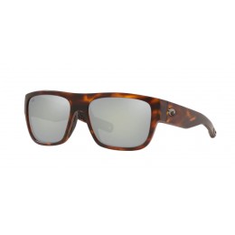 Costa Sampan Men's Sunglasses Matte Tortoise/Gray Silver Mirror