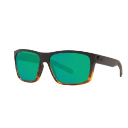 Costa Slack Tide Men's Sunglasses Black/Shiny Tort/Green Mirror