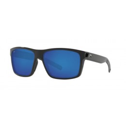 Costa Slack Tide Men's Sunglasses Shiny Black/Blue Mirror