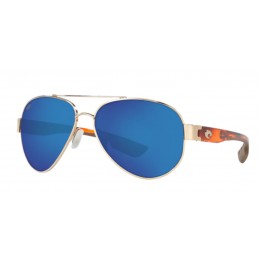 Costa South Point Men's Sunglasses Rose Gold/Blue Mirror