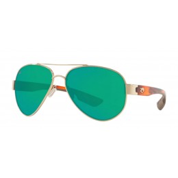 Costa South Point Men's Sunglasses Rose Gold/Green Mirror