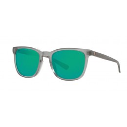 Costa Sullivan Men's Sunglasses Matte Gray Crystal/Green Mirror