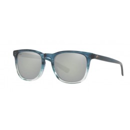 Costa Sullivan Men's Sunglasses Shiny Deep Teal Fade/Gray Silver Mirror