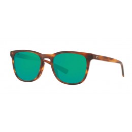 Costa Sullivan Men's Sunglasses Matte Tortoise/Green Mirror