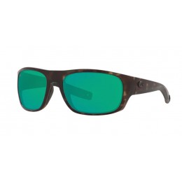 Costa Tico Men's Sunglasses Matte Wetlands/Green Mirror