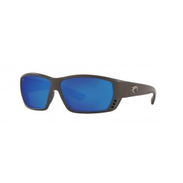 Costa Tuna Alley Men's Sunglasses Matte Steel Gray Metallic/Blue Mirror