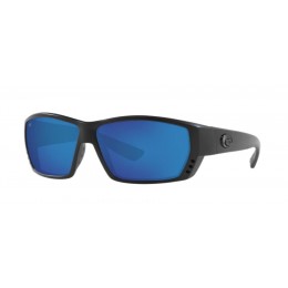 Costa Tuna Alley Men's Sunglasses Blackout/Blue Mirror