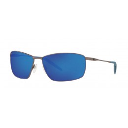 Costa Turret Men's Sunglasses Matte Dark Gunmetal/Blue Mirror