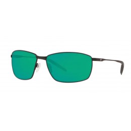 Costa Turret Men's Sunglasses Matte Black/Green Mirror