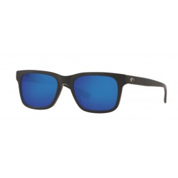 Costa Tybee Men's Sunglasses Matte Black/Blue Mirror