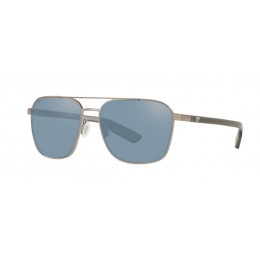 Costa Wader Men's Sunglasses Brushed Gunmetal/Gray Silver Mirror