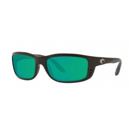 Costa Zane Men's Sunglasses Matte Black/Green Mirror