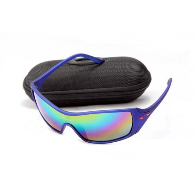Oakley Dart Sunglasses Matte Blue/Colorful Iridium