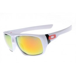 Oakley Dispatch Sunglasses Polished White/Fire Iridium